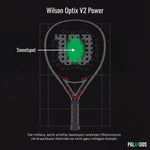 Wilson Optix V2 Power Rojo