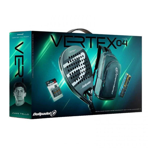 Bullpadel Vertex 04 Comfort Pro Line 2026 + Vertex Backpack + Next Pro Balls + Overgrips