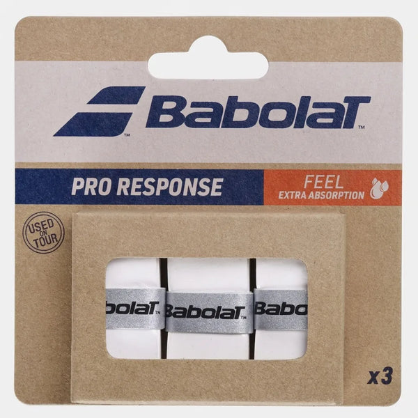 Babolat Pro Response Overgrips Weiß 3 Stück - Ansicht 1
