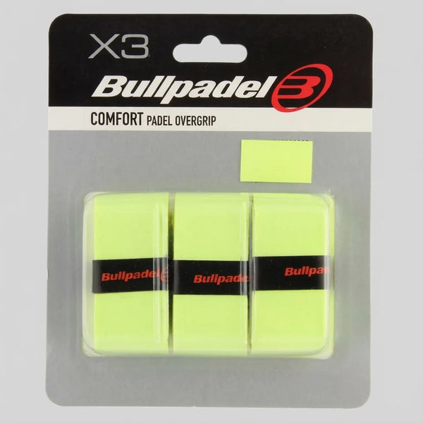 Blister Bullpadel 3 Overgrips GB1200 Comfort Gelb Schwefel Fluor - Ansicht 1