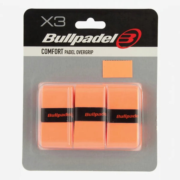 Blister Bullpadel 3 Overgrips GB1200 Comfort Orange Fluor - Ansicht 1