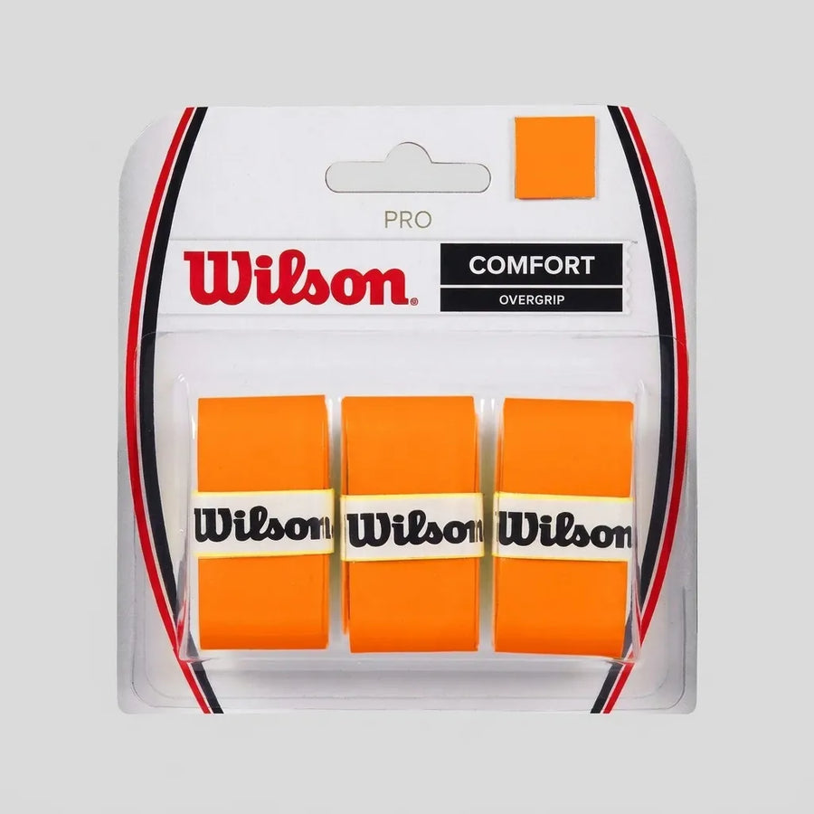 Wilson Pro Overgrip Naranja – 3er Blister - Ansicht 1
