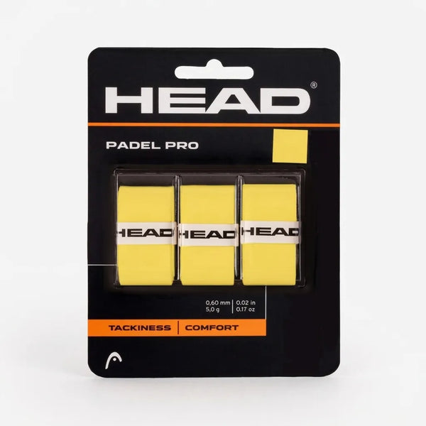 Head Padel Pro Overgrip Gelb 3 Einheiten - Ansicht 1