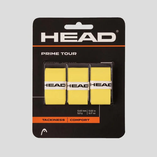 Head Prime Tour Overgrip Gelb – 3 Einheiten - Ansicht 1
