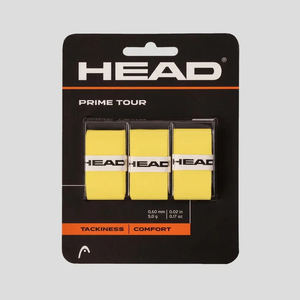 Head Prime Tour Overgrip Gelb – 3 Einheiten - Ansicht 1